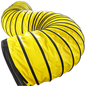 Flex Vent Ducting Yellow/Black - 8"